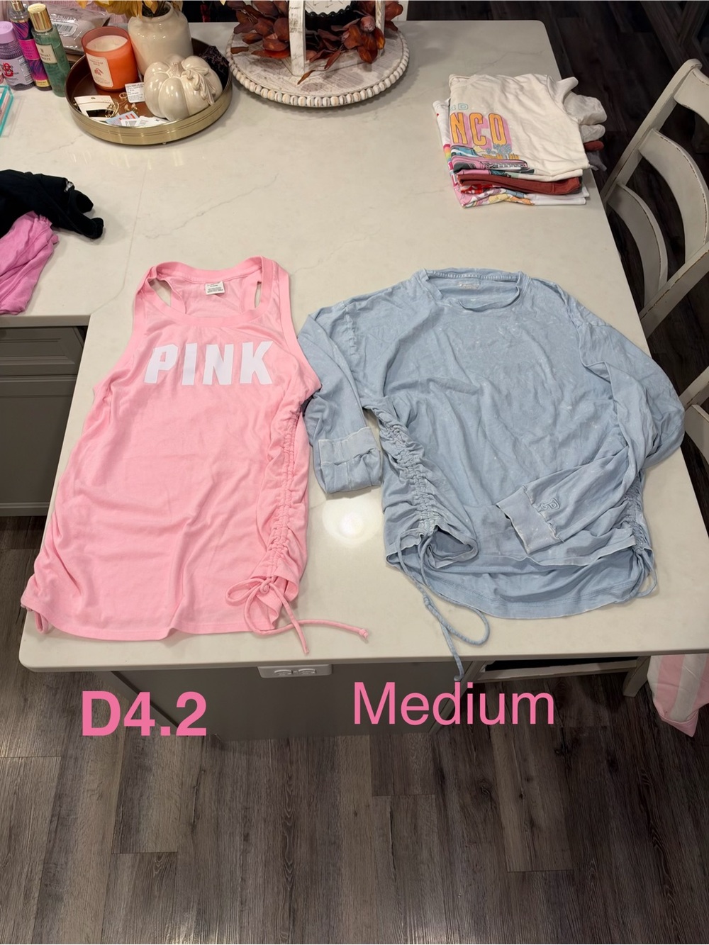 6 Victoria secret PINK Tops gently used smoke free home ships fast